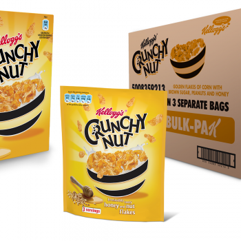 Packaging Design DCP Kelloggs Crunchy Nut