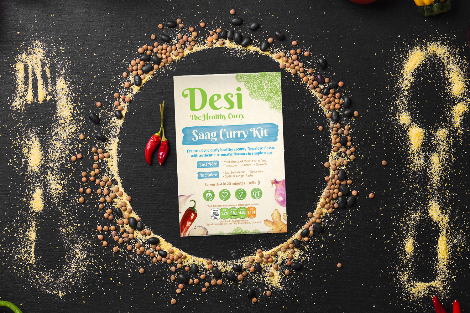 Desi Meal Kit Branding DCP